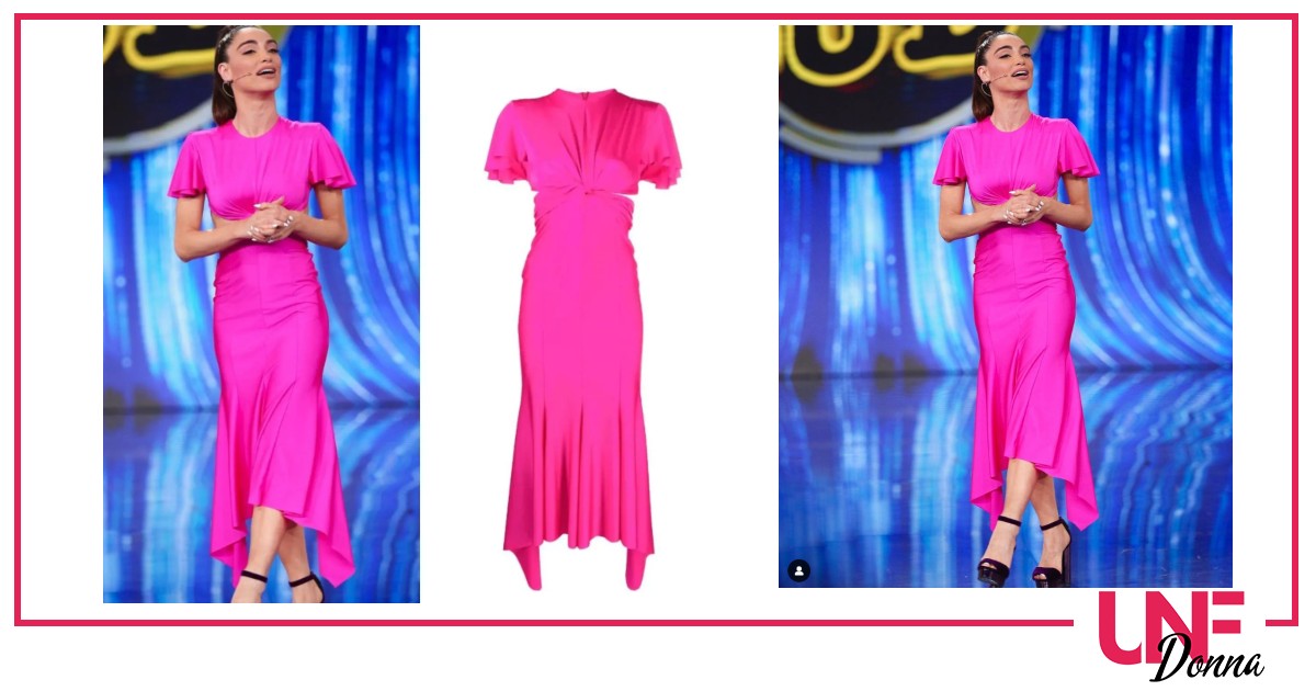 look abito fucsia