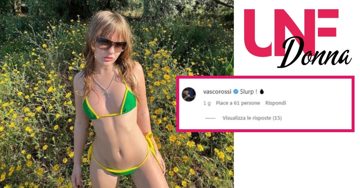 vasco rossi commento foto victoria