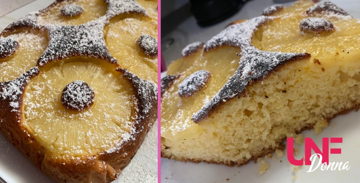 torta all'ananas con e senza latosio