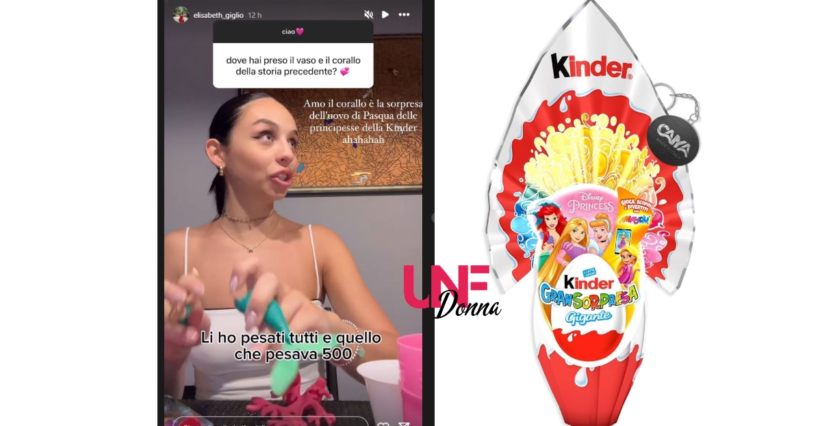 sorpresa uovo di pasqua kinder disney principesse