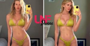 alessia marcuzzi in bikini giallo