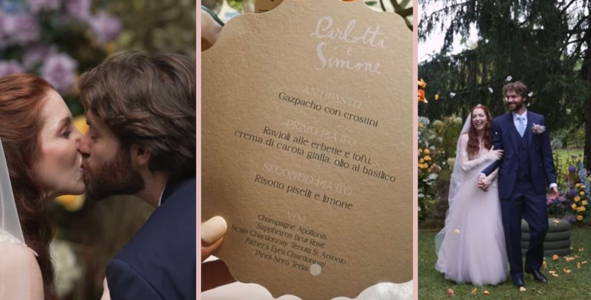 il menu di cucina botanica matrimonio