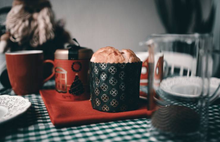 Colazione con mini panettone