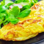 frittata con insalata