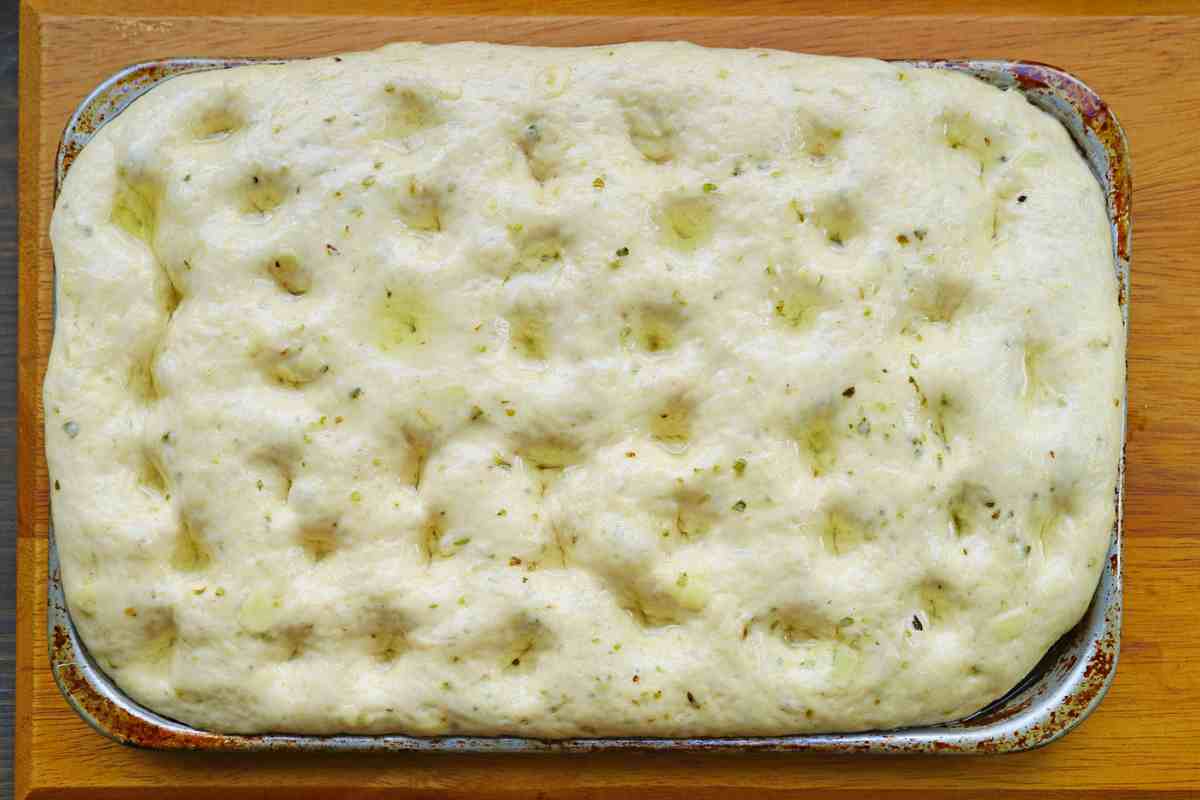 Impasto focaccia